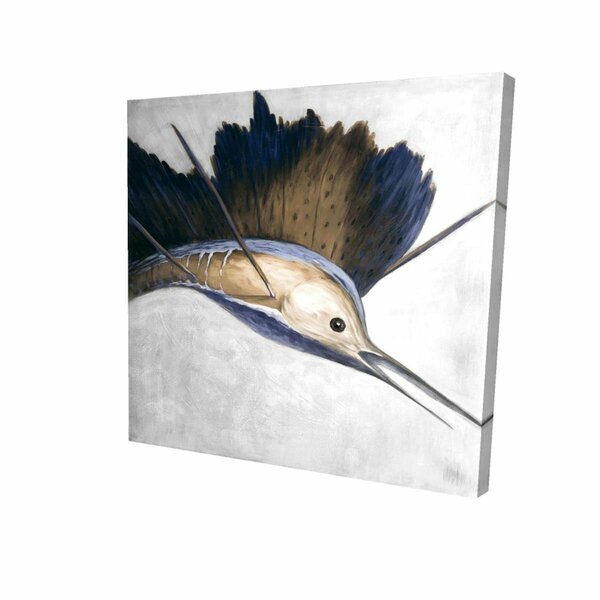 Fondo 16 x 16 in. Abstract Swordfish-Print on Canvas FO2792680